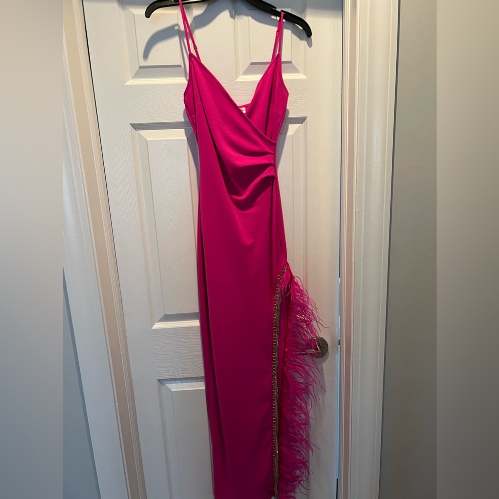 Pink prom dress